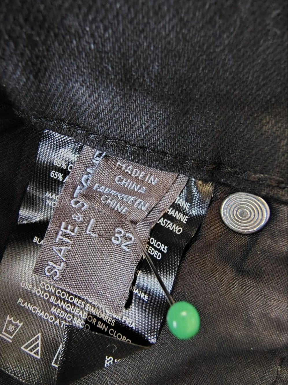 Slate & Stone Black men’s Skinny Jeans Size 29 X 32